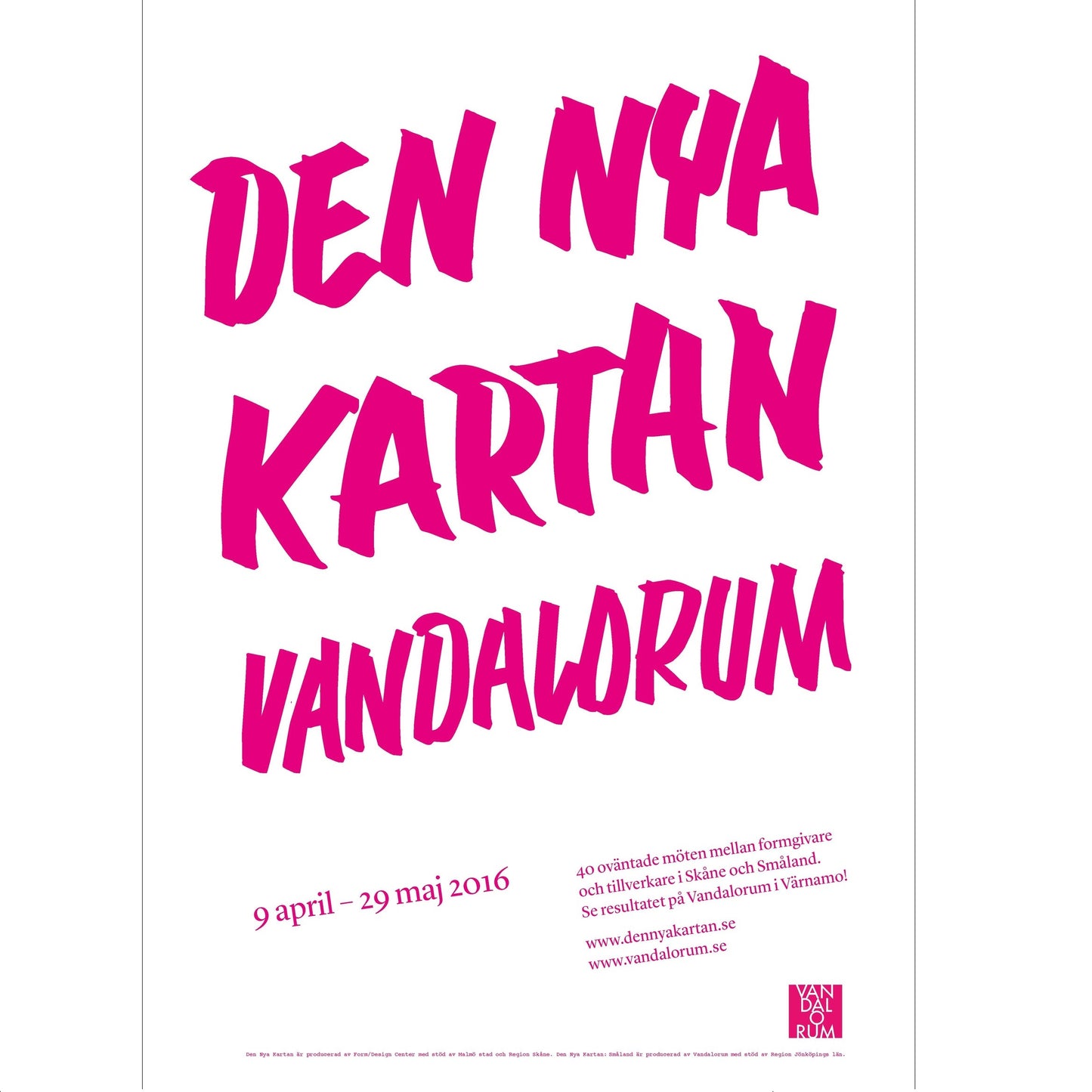 Affisch Den nya kartan