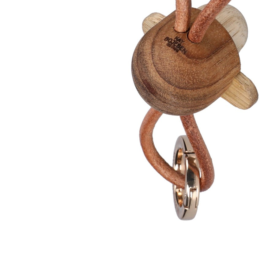 Nyckelring Apa Teak/limba