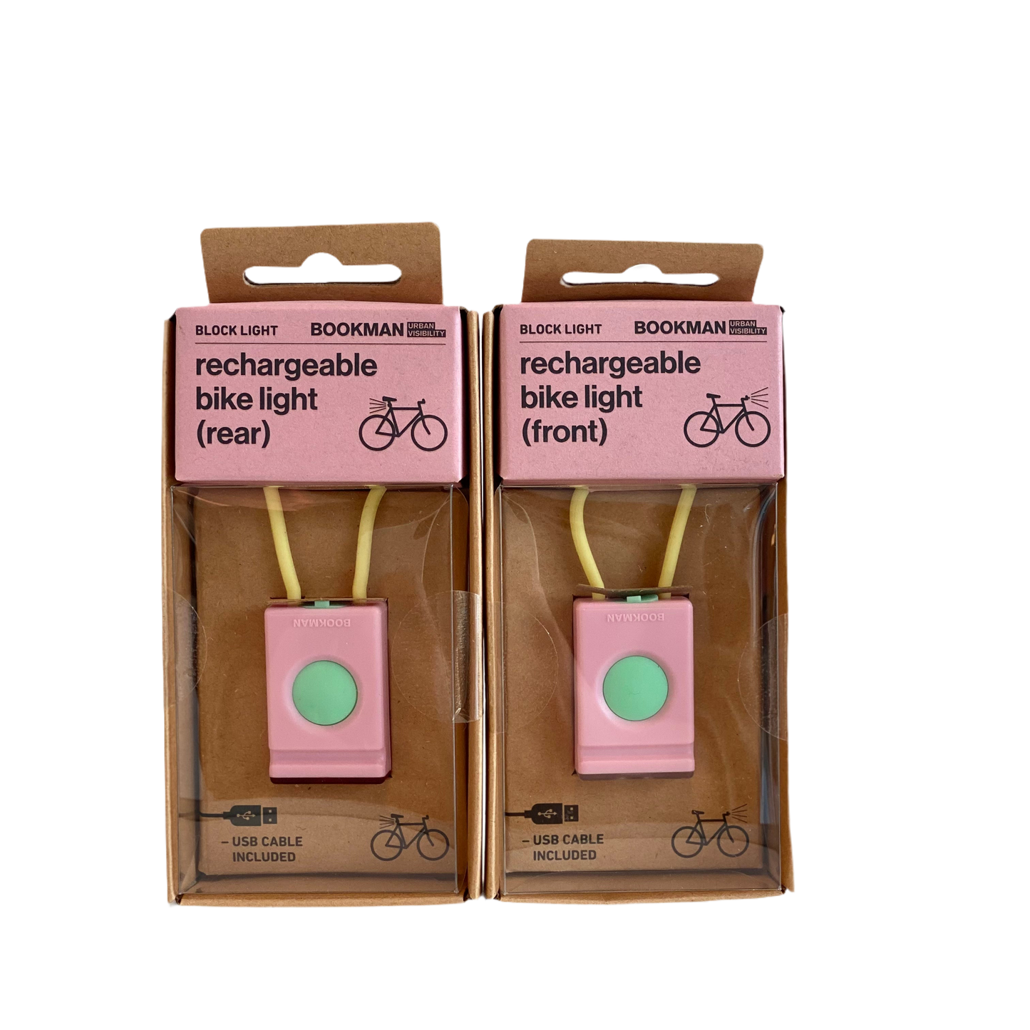 Uppladdningsbara cykellampor