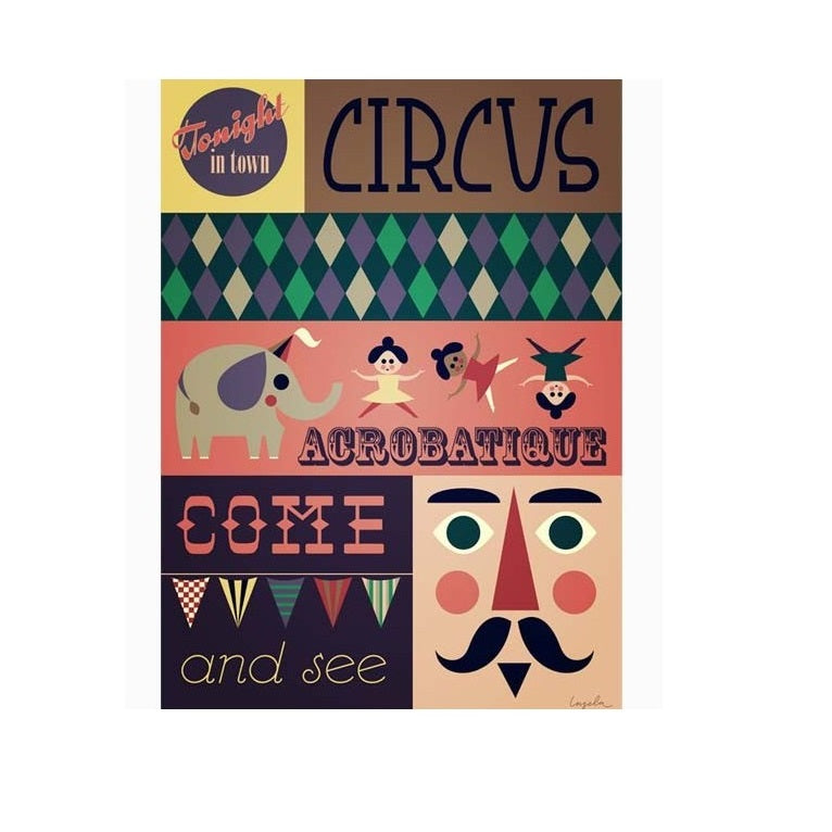 Poster Acrobatique 50x70 cm