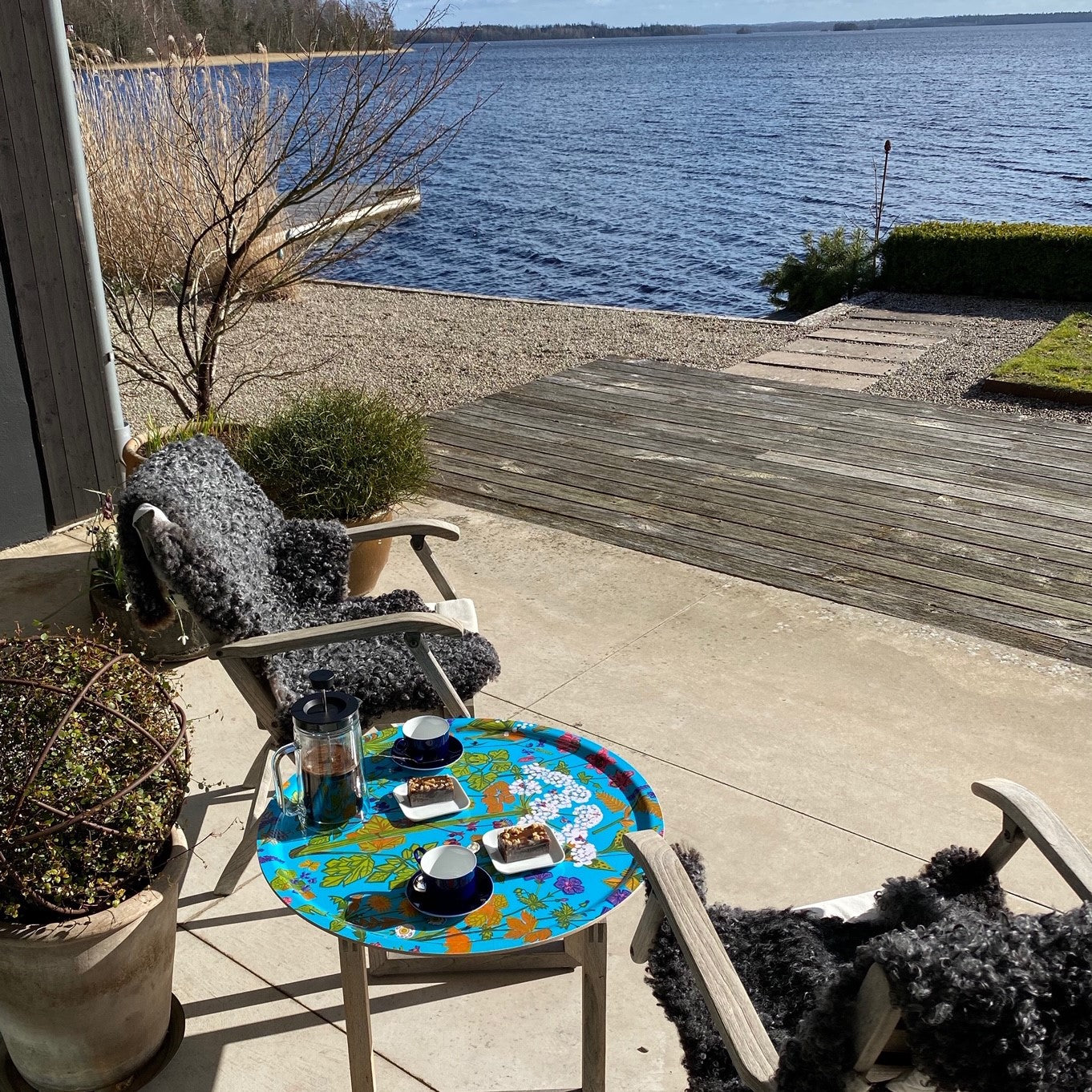 Bricka Aurora, turkos