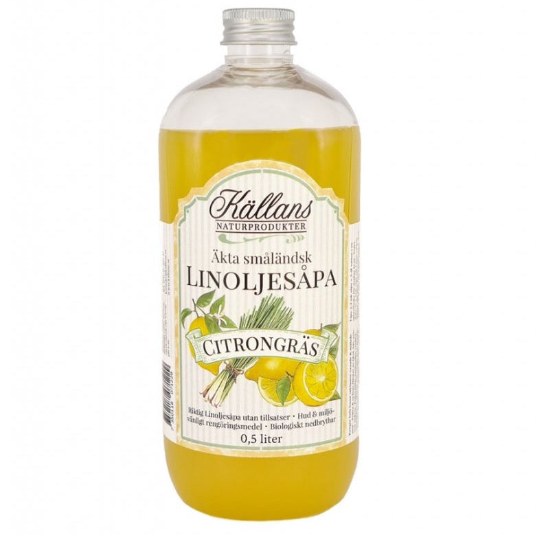 Linoljesåpa citrongräs