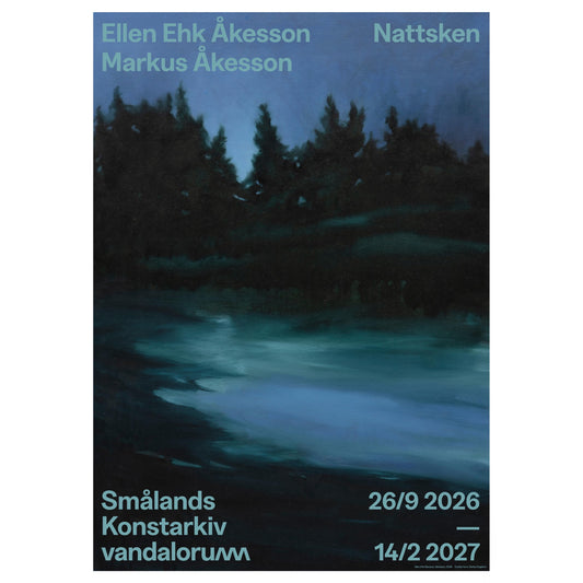 Affisch Ellen Ehk och Markus Åkesson Nattsken