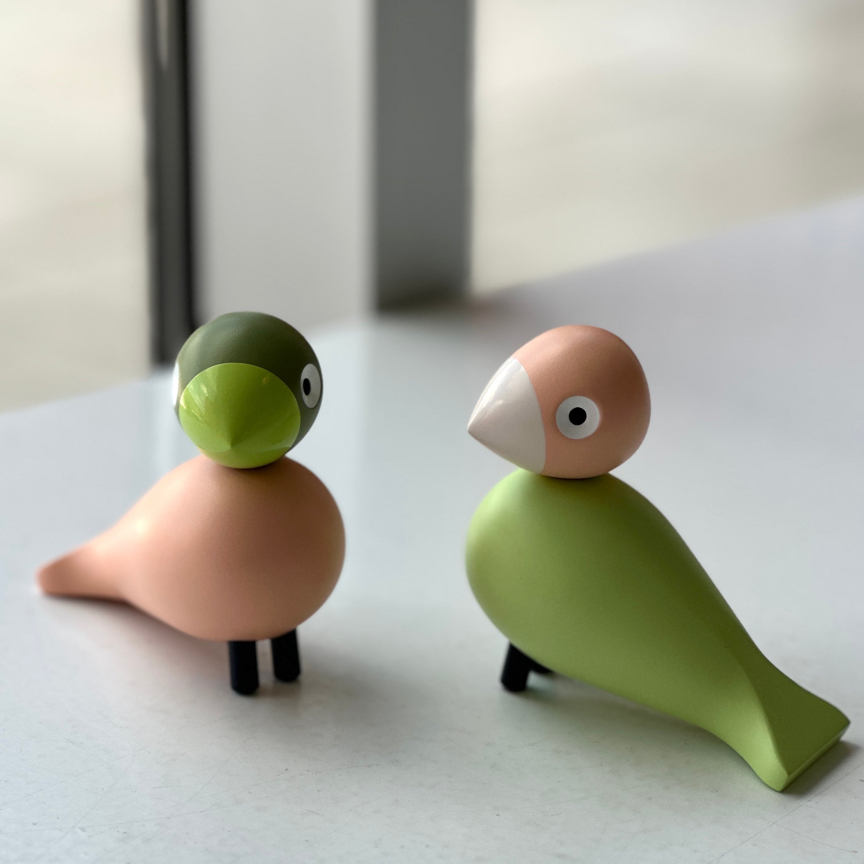 Kaj Bojesen Turturduvor grön/rosa – Vandalorum Butik