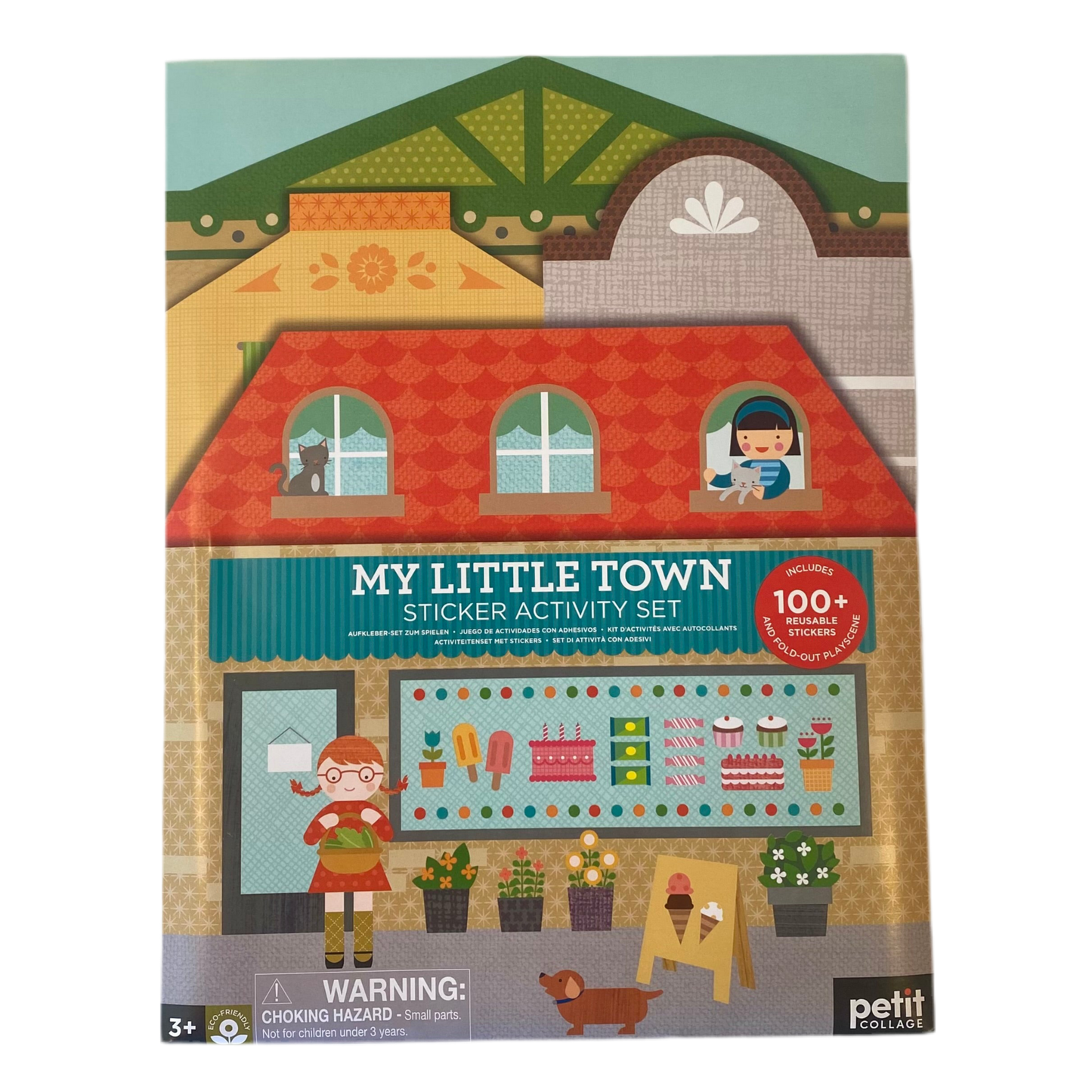 Aktivitetsbok med klistermärken