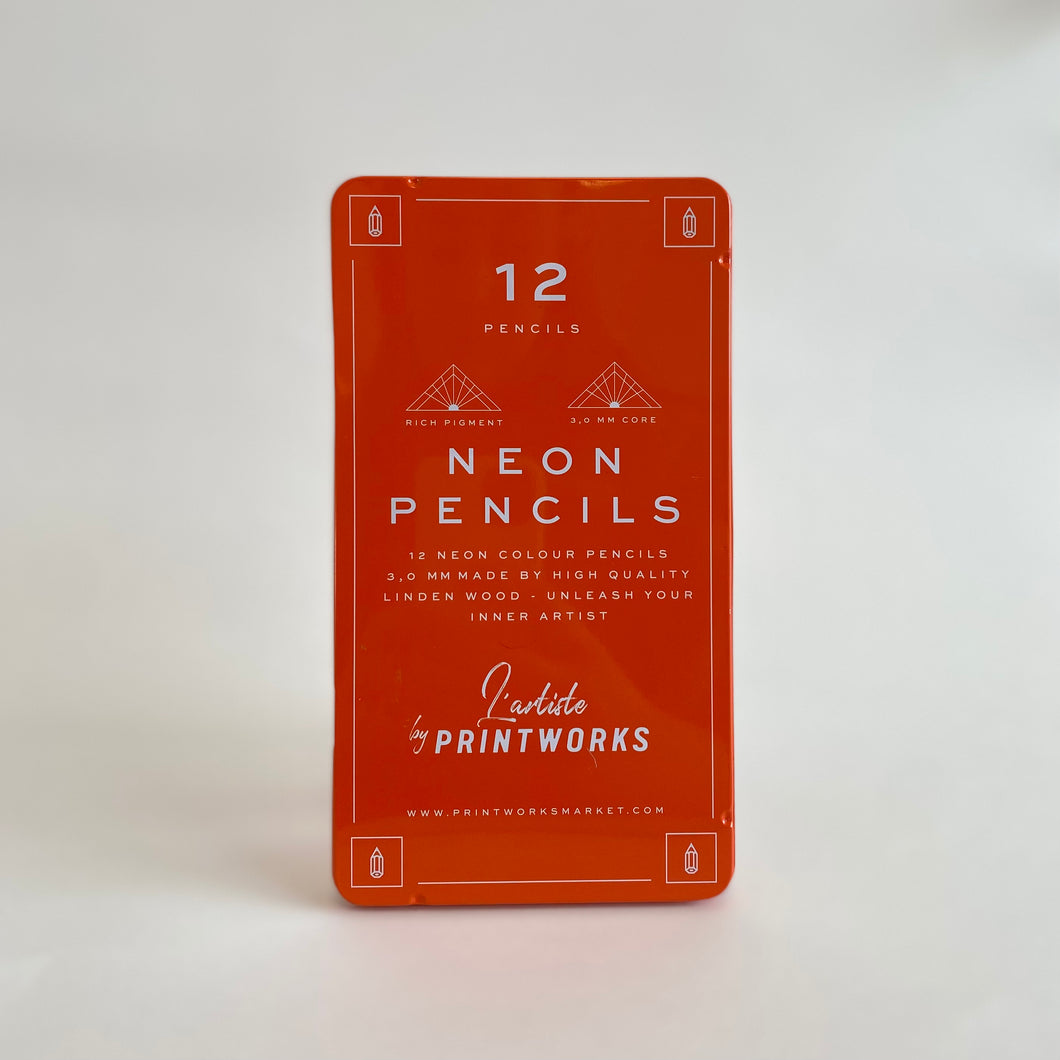 12-Pack neon pennor