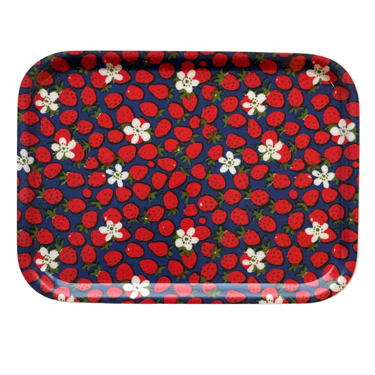 Frukostbricka Smultronblom