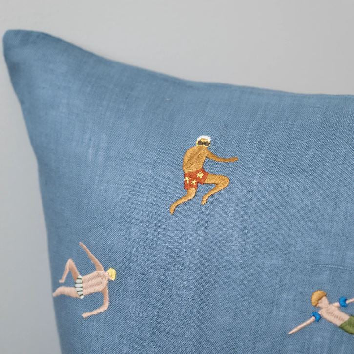 Kuddfodral Simmare blå