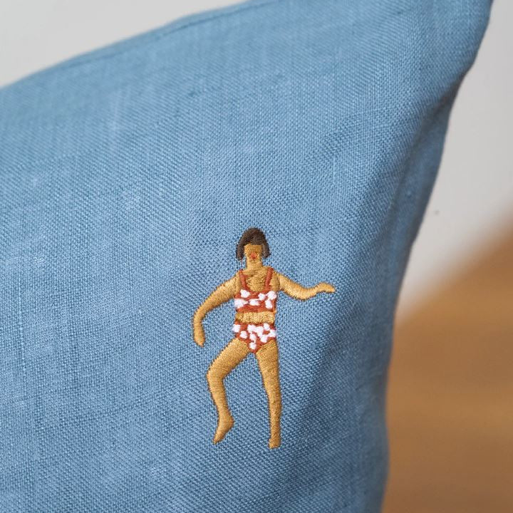 Kuddfodral Simmare blå