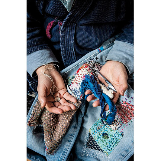 Två dagars workshop i sashiko med Takao Momiyama