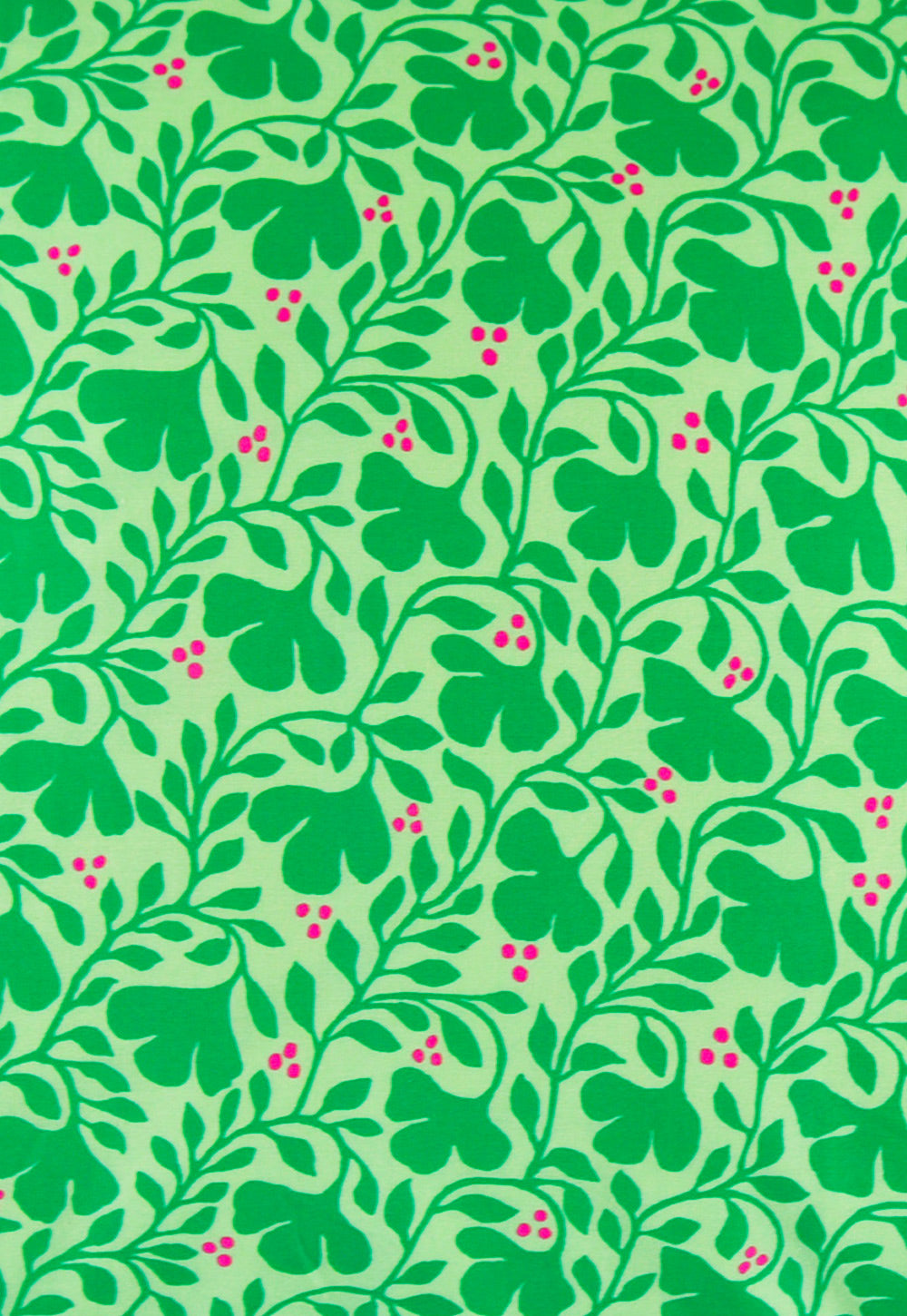 Påslakanset Anemone grön & ceris