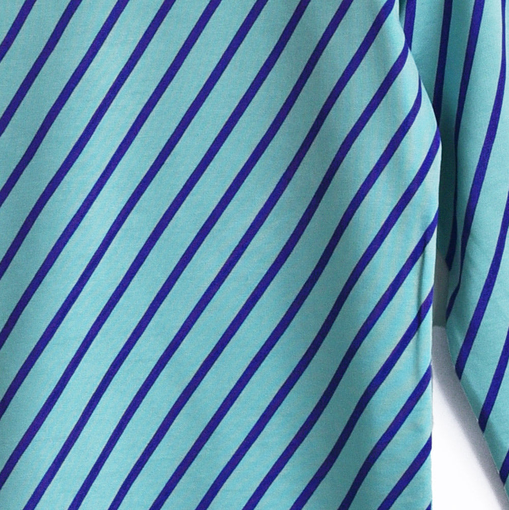 Kristina Torsson Tröja Barn Diagonal Blå/Mint