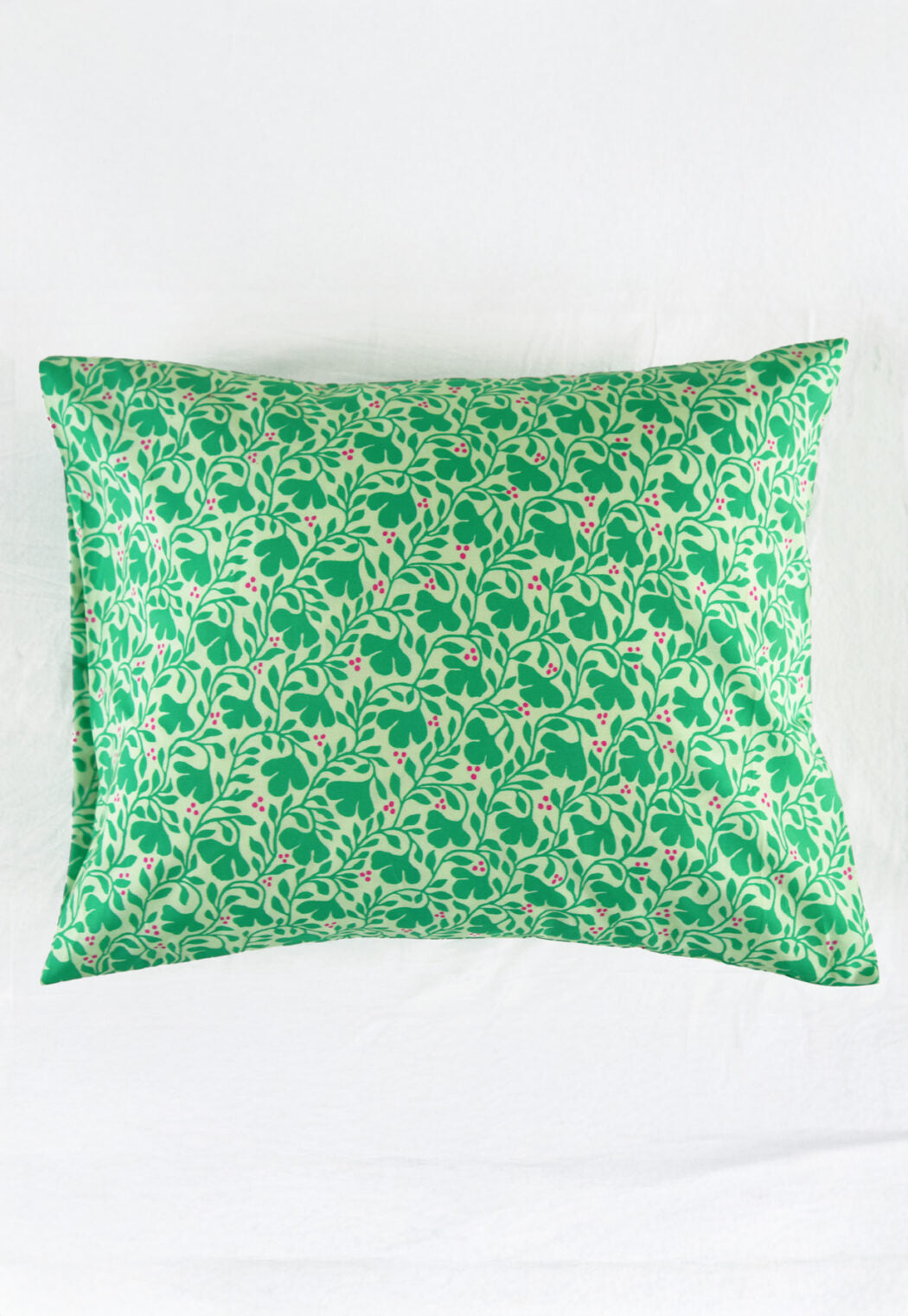 Påslakanset Anemone grön & ceris