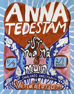 Affisch Anna Tedestam: Ur hand i mun