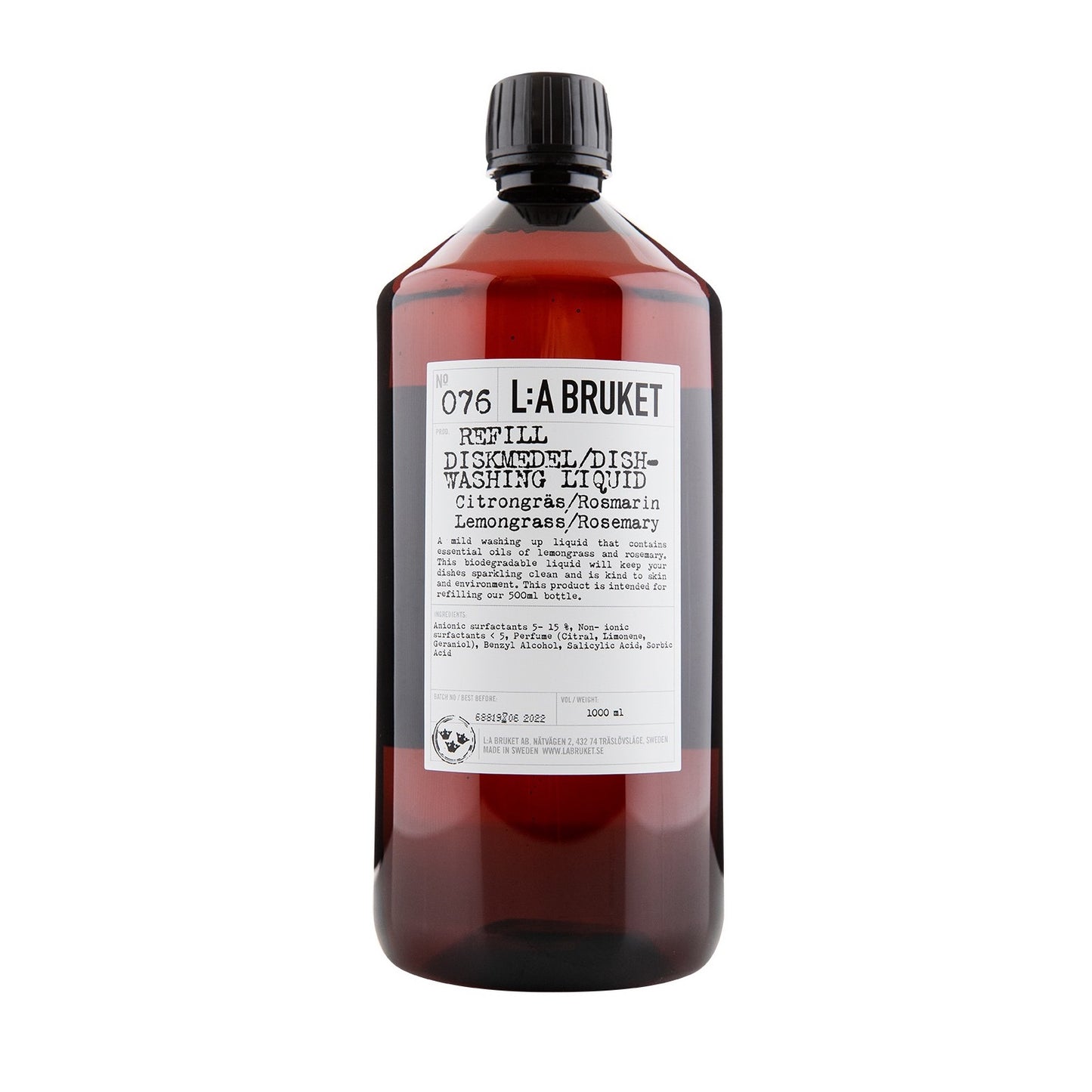 Diskmedel citrongr./rosm. 1000 ml